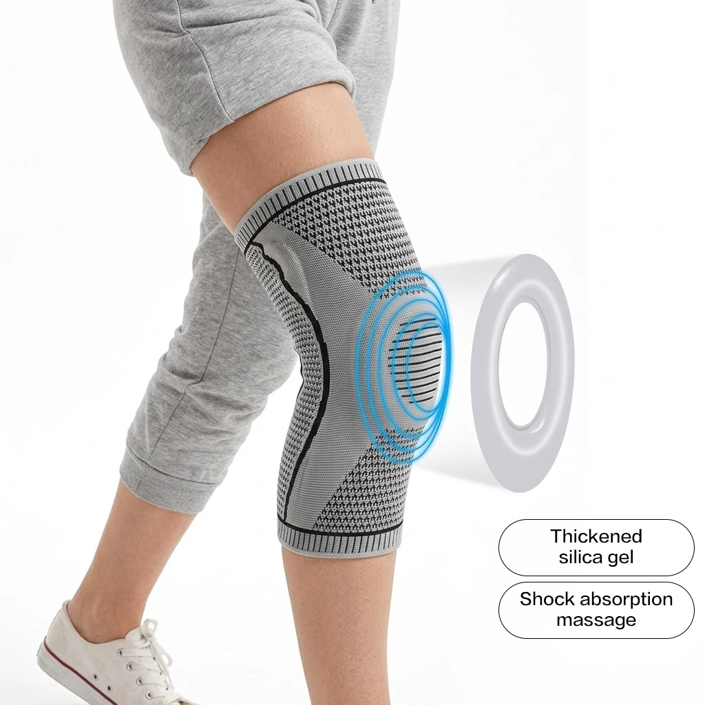 1 Joint Support Knee Brace, Anti-Slip and Pressure-Reducing, Knee Support, Spring Force Stabilizer, Knee Enhancer, Sports