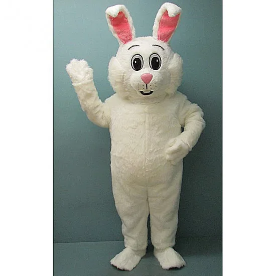 

Cute White Easter Bunny Rabbit Christmas Halloween Animal Funny Cartoon Costume Adult Size