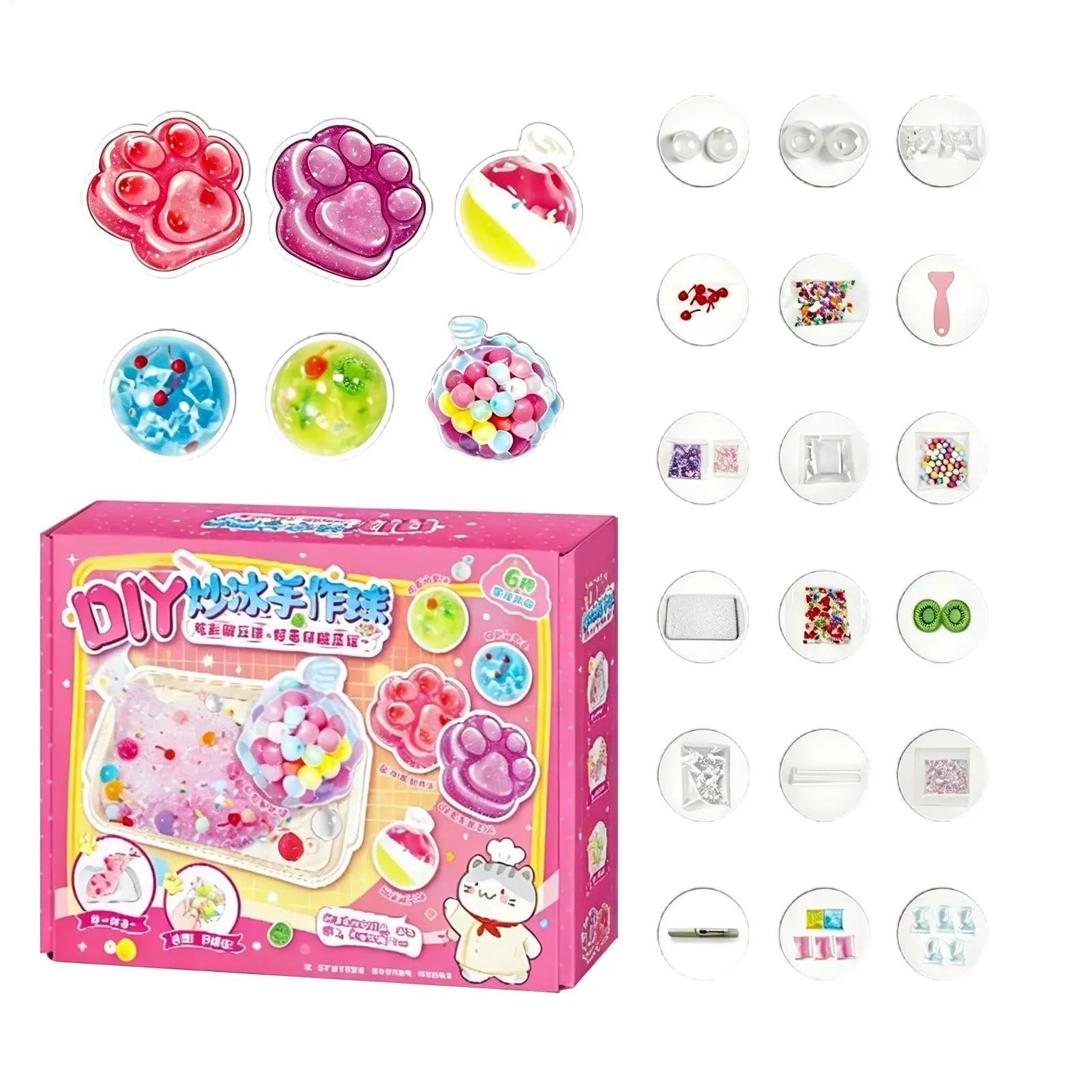 diy-stress-ball-making-kit-fried-ice-stress-reliever-toy-crafting-set-make-your-own-pinch-toy-for-boys-girls-students-craft