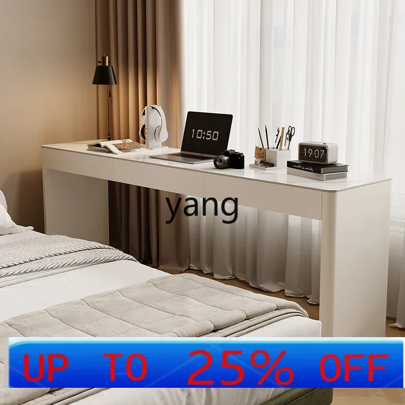 LTT horizontal hall sofa back long desk worktable double study table rock slab dining table