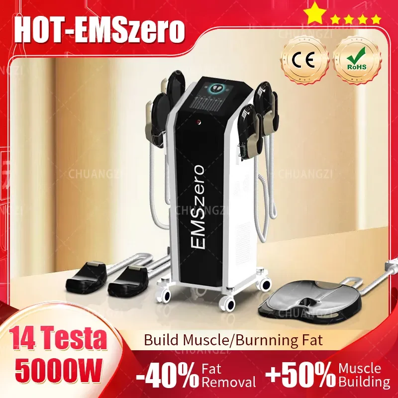 

14 RF DLS-EMS Slim Emszero Abdominal Burning Muscle Fat-Removing Body Shaping Engraving Machine Salon CE