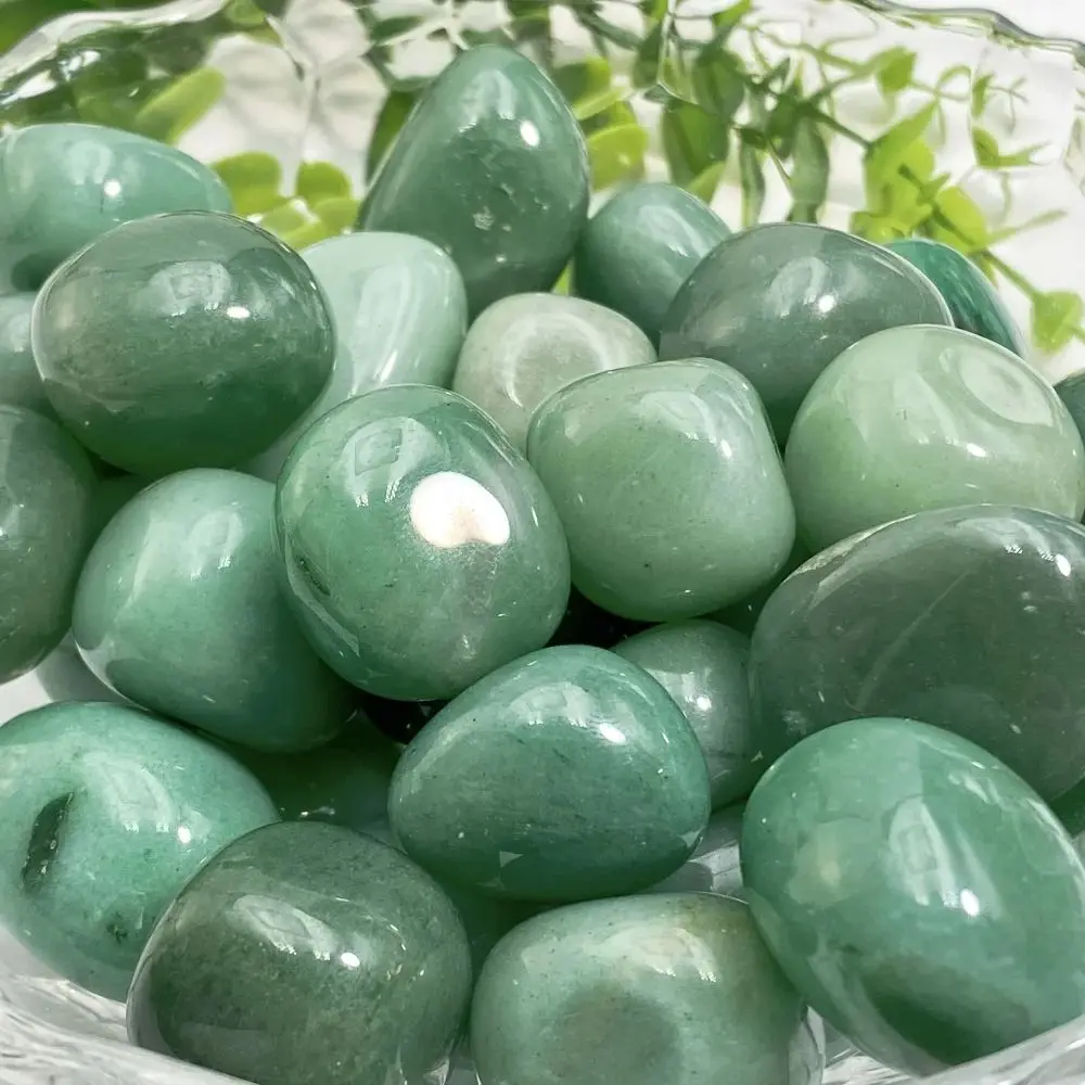 Natural Green Aventurine Tumble Stone Meditation Spiritual Gift Chakra Beading Garden Aquarium and Vase Embellishment