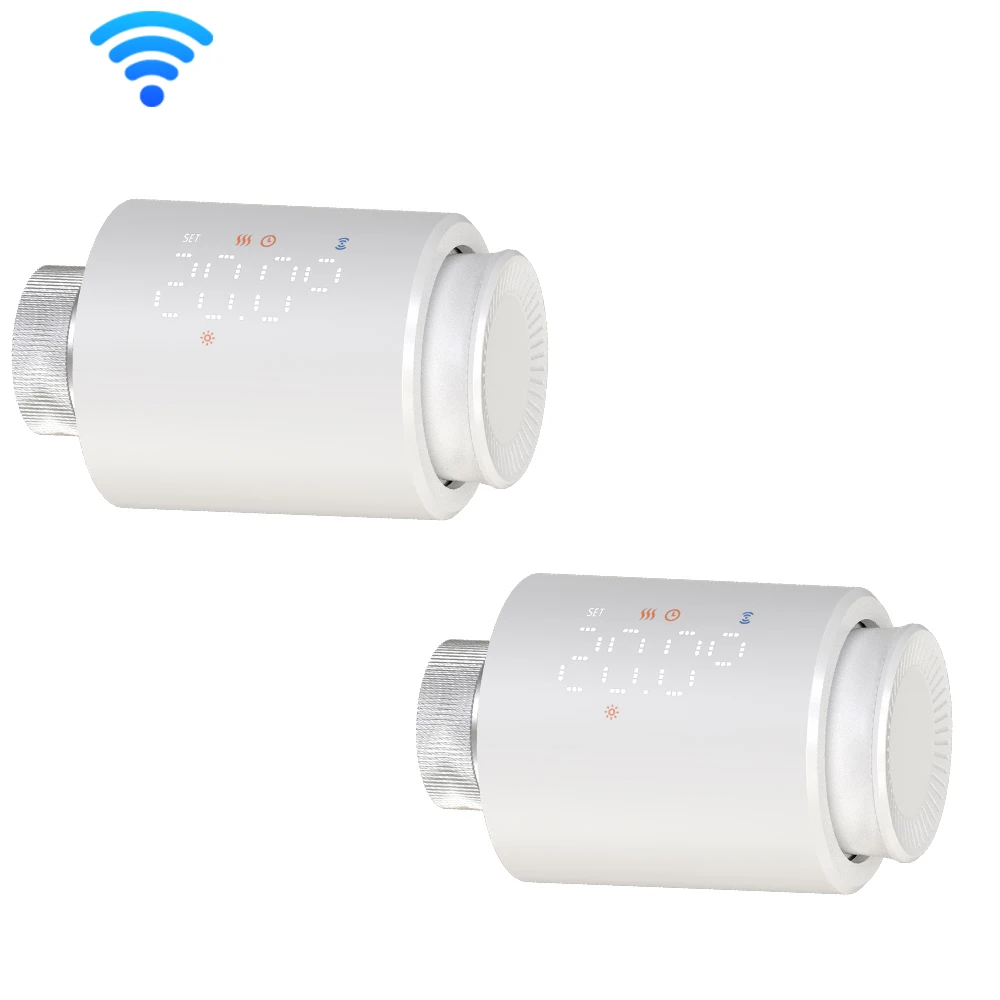 Slimme Wifi/Zigbee Trv Thermostaat Tuya Radiator Thermostatische Klep Programmeerbare Controller Actuator Alexa Google Voice Control