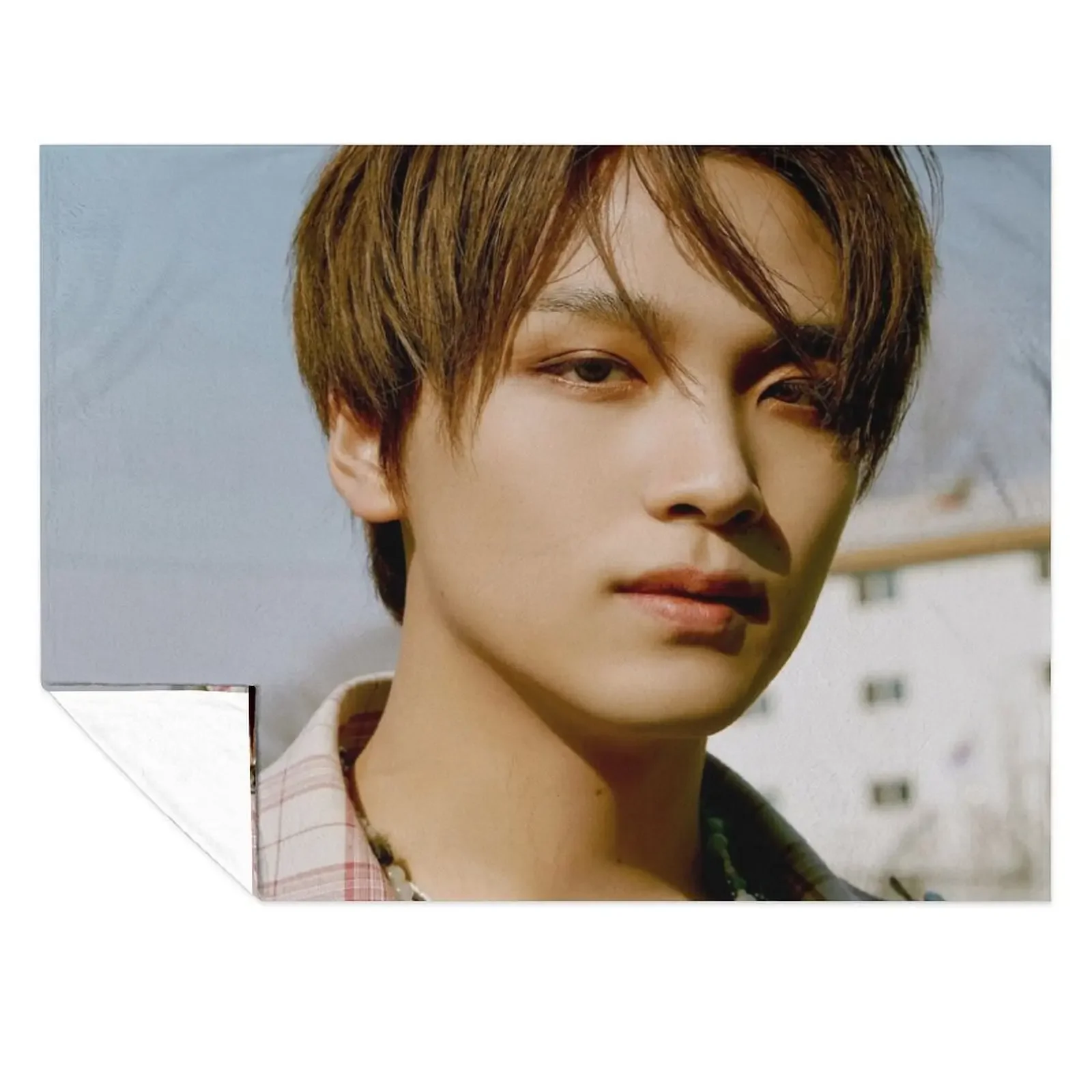 

haechan Throw Blanket Flannel Beach Soft Big sofa bed Blankets