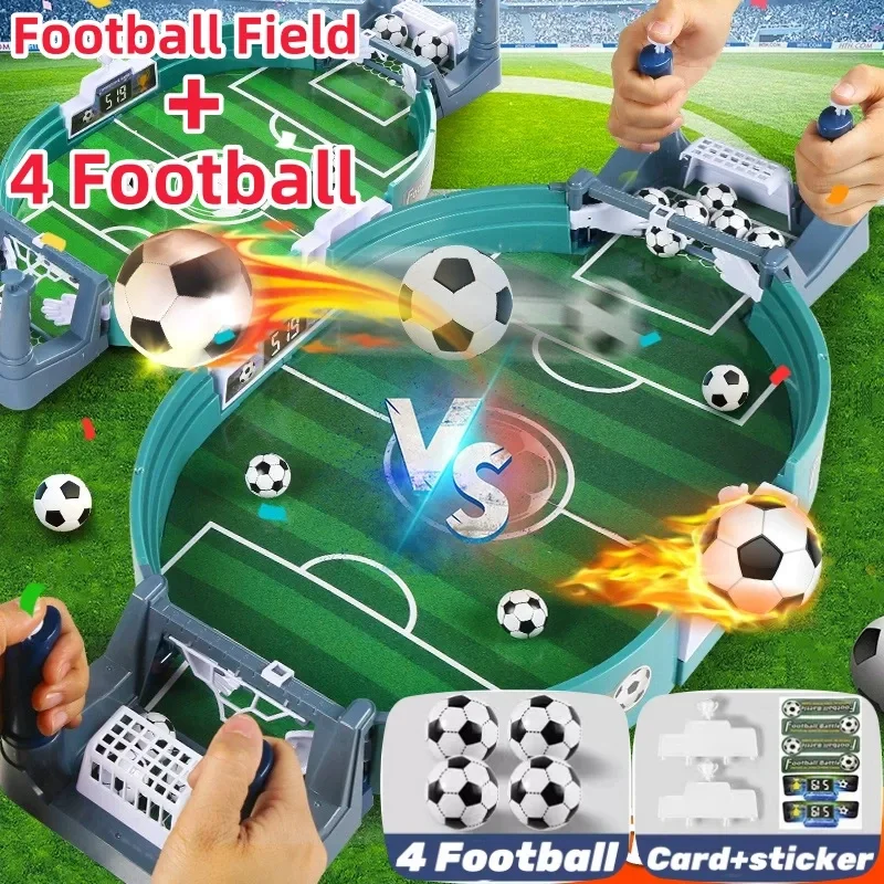 12-Piece Mini Football Field Game Set - Family Head-to-Head Tabletop Board Game for Children's Party Holiday Fun