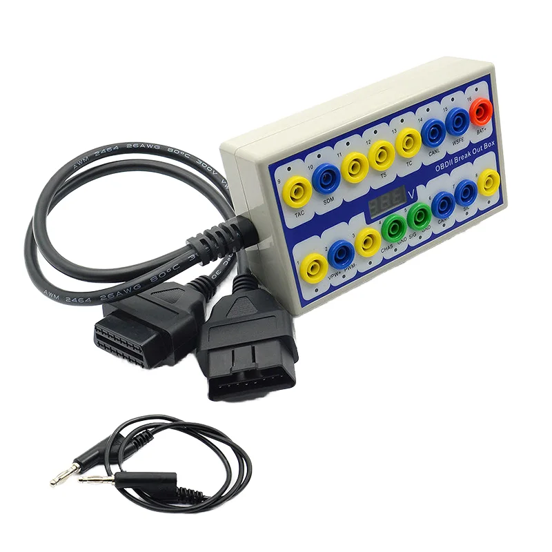 II Break Out Box II Scanner Connector Car Auto Protocol Detector Car  2 Interface