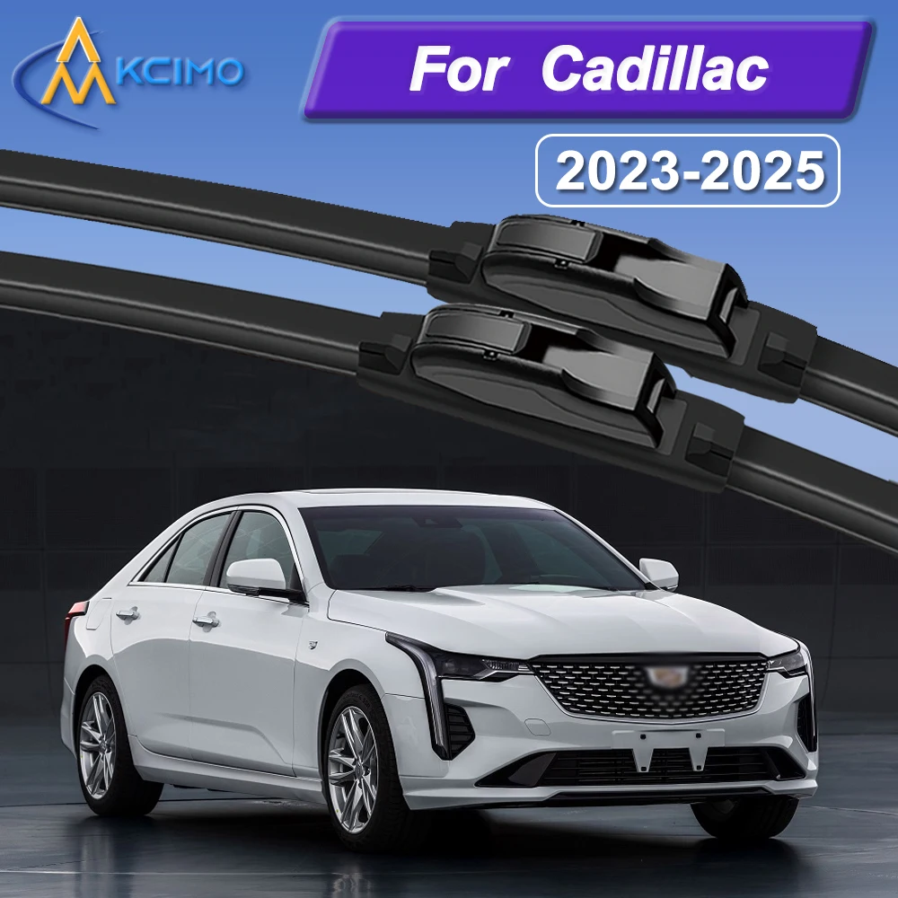 

Silicone Car Wiper Blades for Cadillac 2023-2025 - All Weather Silent Wiper Blades, Quick Release Clip