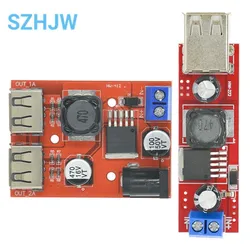 LM2596 Dual USB Output 9V / 12V / 24V / 36V Car Charger Switch 5V DC-DC Power Supply Module 3A Buck Regulator Converter