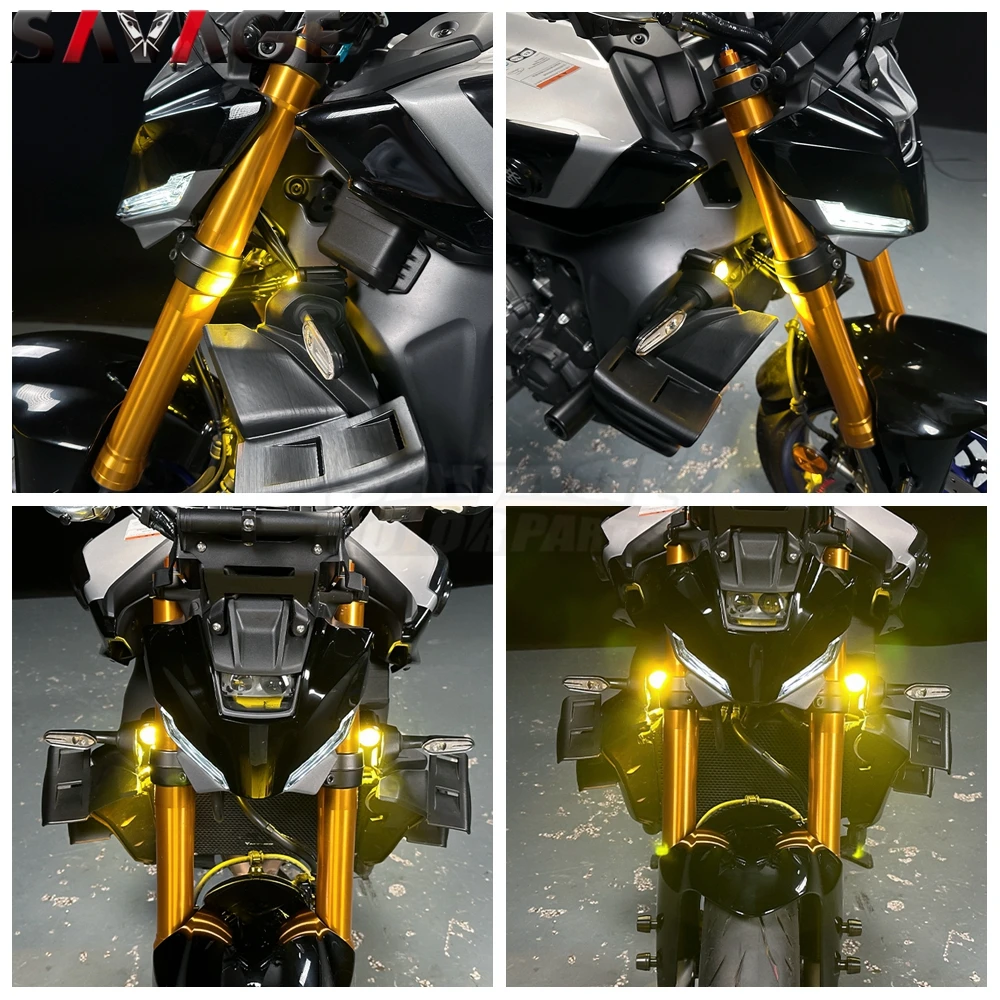 MT09 Motorcycle Upgrade Brighter Lamp For Yamaha MT-09 MT 09 SP Y-AMT 2024-2025 Front LED Fog Light Auxiliary Lights Fog Lamps