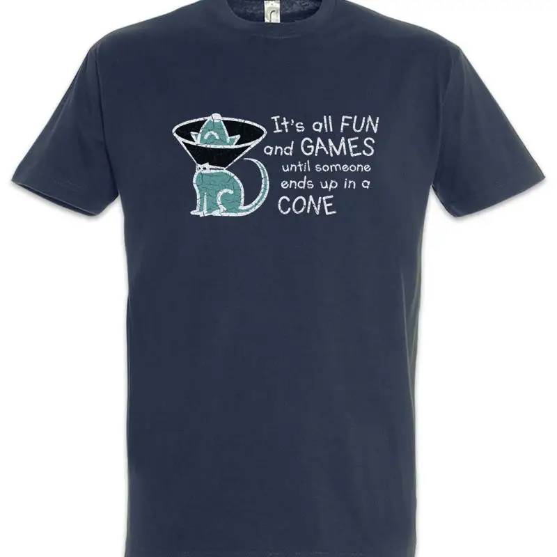Dog Cone T Shirt Dogs Dawg Love Sch fer It is all fun and play until ends up
