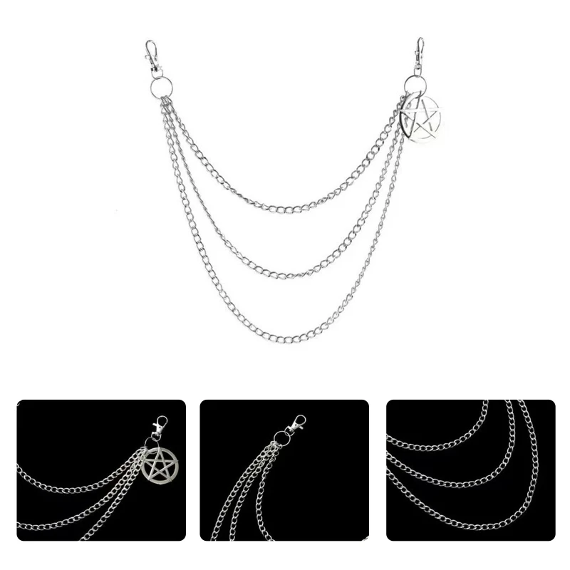 Rantai Punk Celana Rantai Pinggang Sabuk Rantai Rok Punk Malam Rantai Hip-Hop