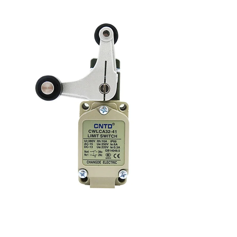 Limit stroke switch CWLCA32-41 plastic wheel two-way double circuit reverse plastic wheel