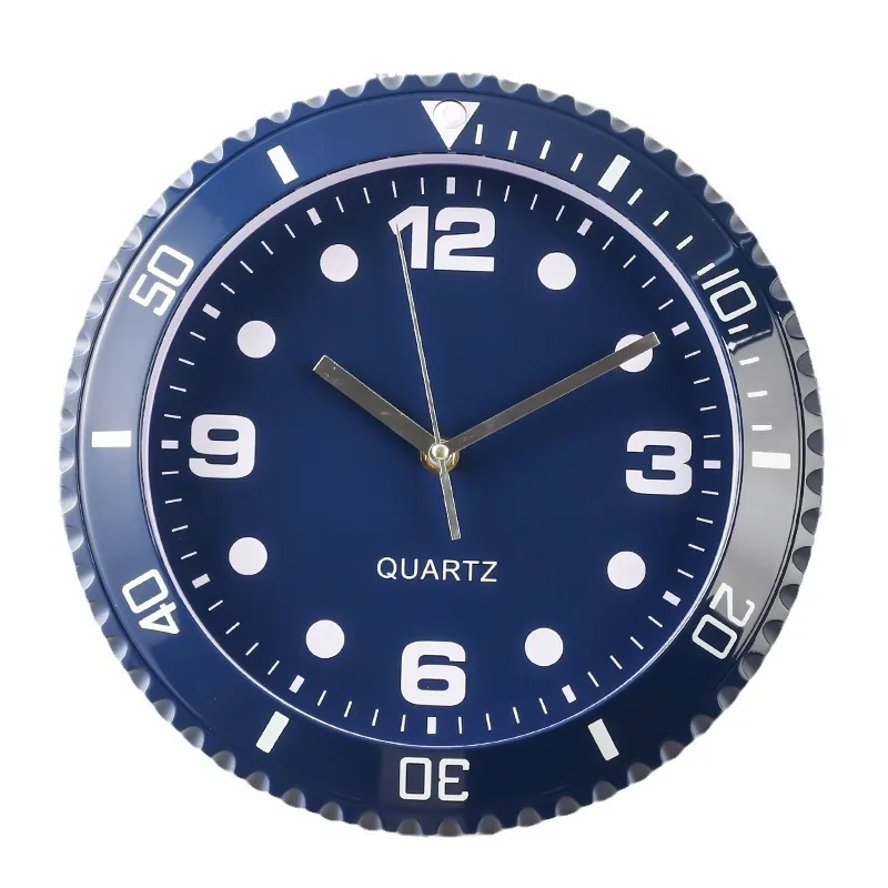 ใหม่ 11 นิ้วแฟชั่นสร้างสรรค์ดิจิตอลเงียบกวาดวินาทีวงกลมนาฬิกานาฬิกาควอทซ์