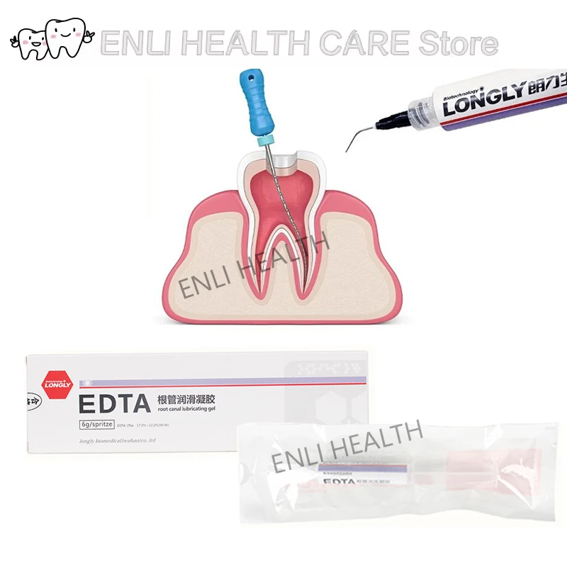 

EDTA Gel Canal Lubrication Gel Root Canal Cleaning for Effective Lubricant Flushing Agent for Cavity Canal Enlargement, Rinse