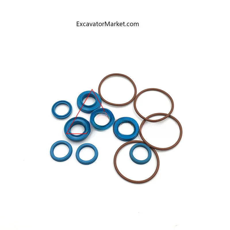 Excavator Spare For Caterpillar cat 315 320 324 325 329 330 336b/c/d walking foot valve bullet head oil seal excavator