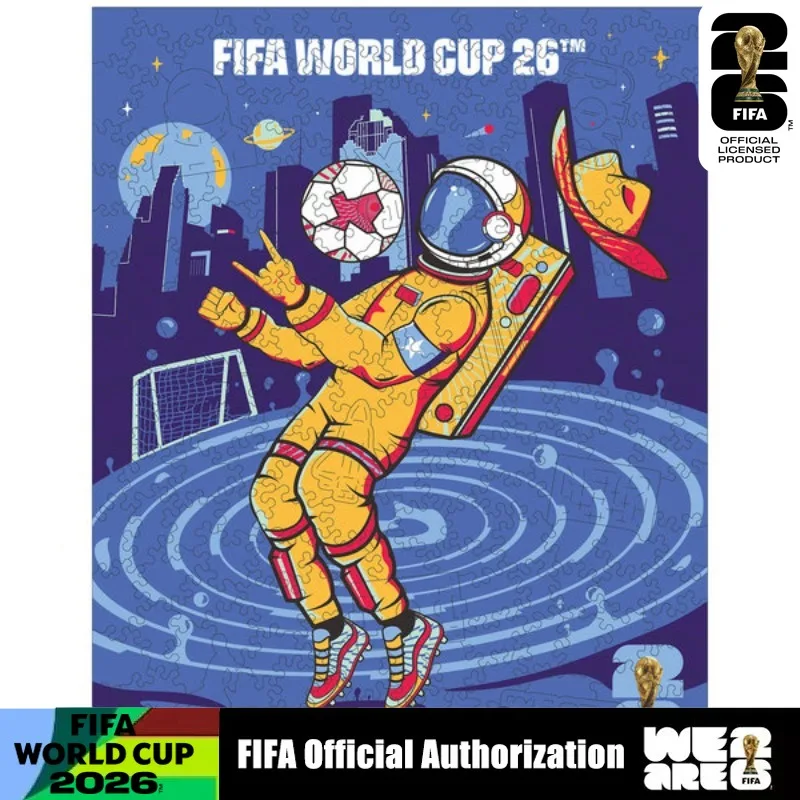FIFA World Cup Houston City Themed 200Pcs Wooden Puzzle Soccer Match Souvenir DIY Collectible Decoration Gift for Football Fans
