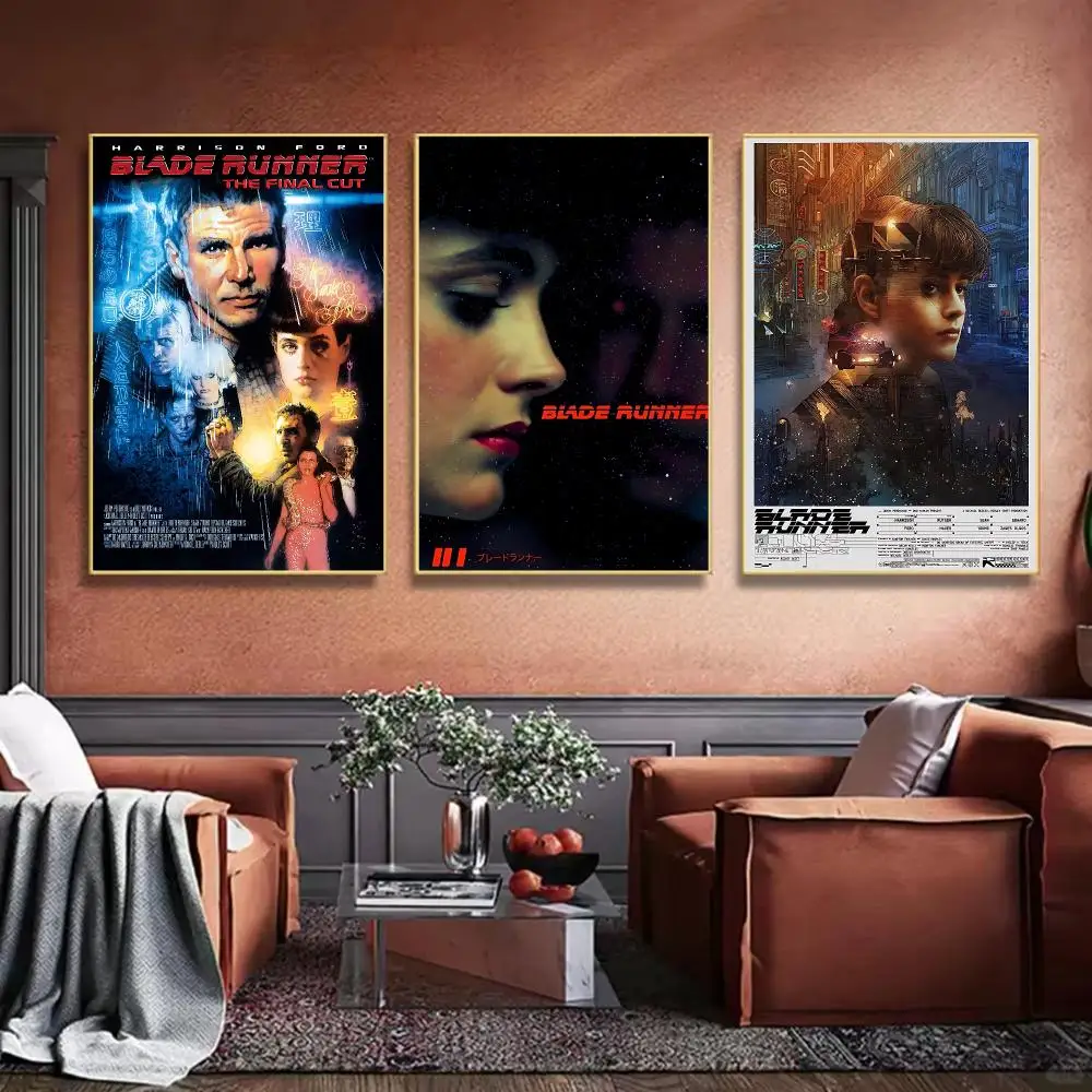 Science fiction movie Blade Runner HD Canvas Art Print Wall Decor for Bars Coffee Shops Clubs Rooms