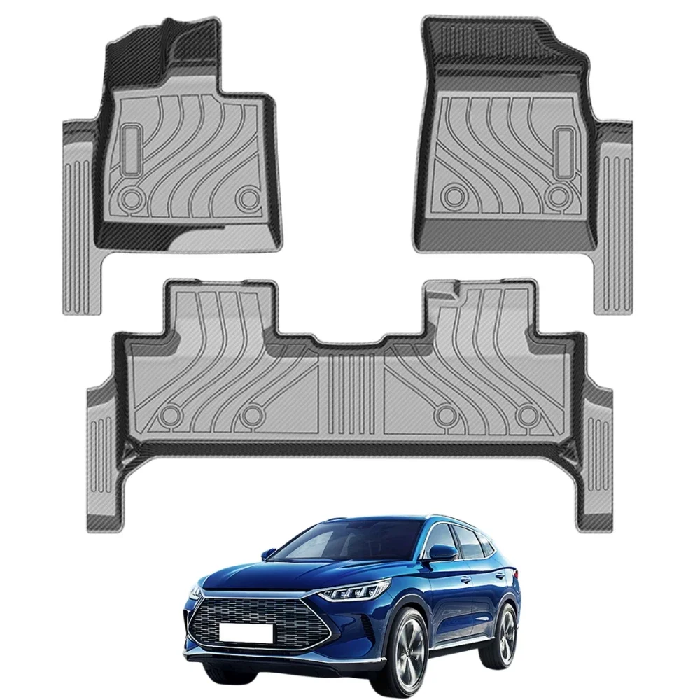 Für BYD Sealion 6 Seal U Song Plus 2024 2025 2026 TPE-Fußmatten & Kofferraummatte Allwetter-Kofferraumeinlagen Rückenlehnenmatten LHD – Detail 1