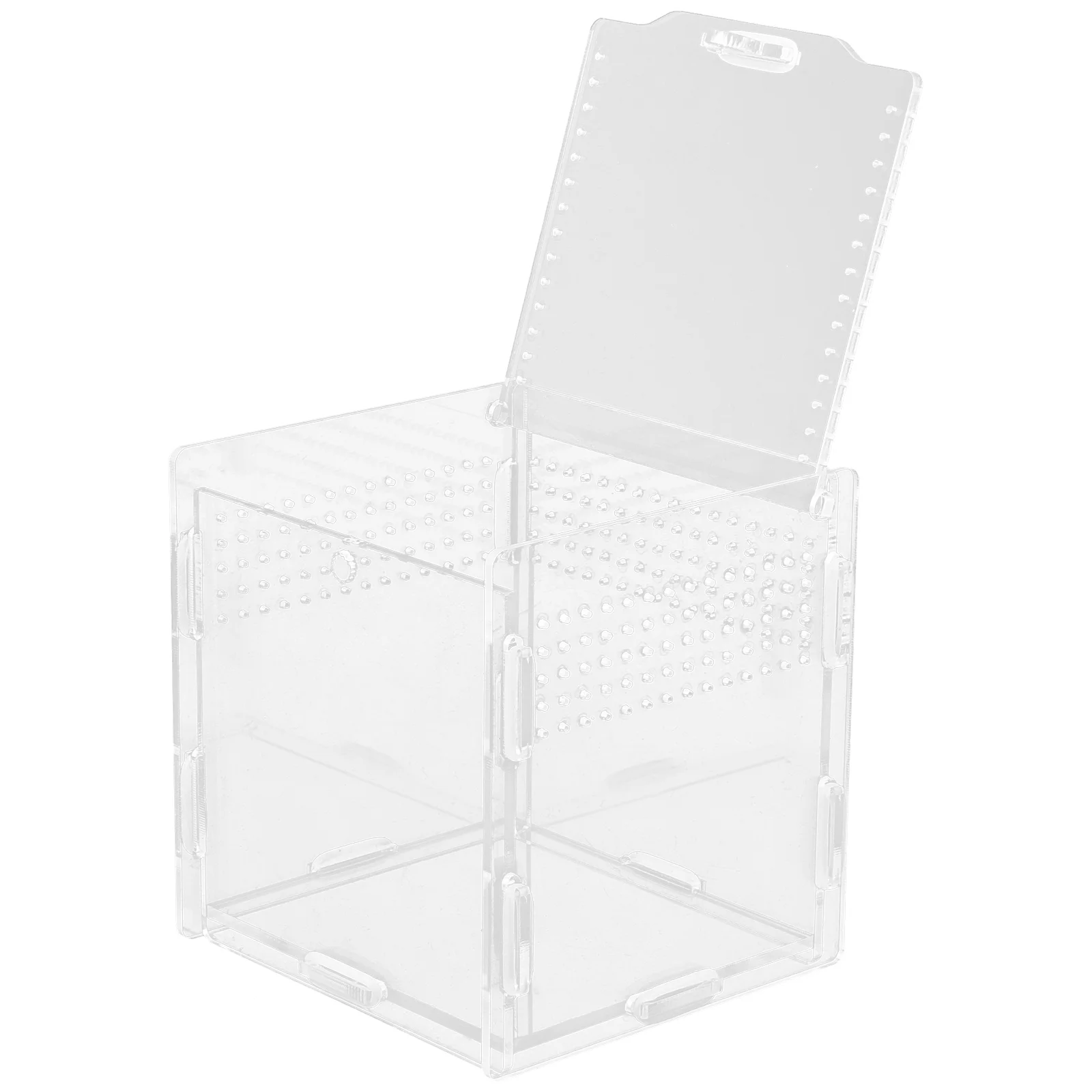 

Acrylic Reptile Feeding Box Transparent Containers Snake Tank Lizard Terrarium Spider Terrarium Frog Habitat Breeding Boxes