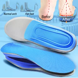 orthopedic insoles orthotics flat foot running sports absorption insole eva shoes sole Lightweight insole for sneakers man women