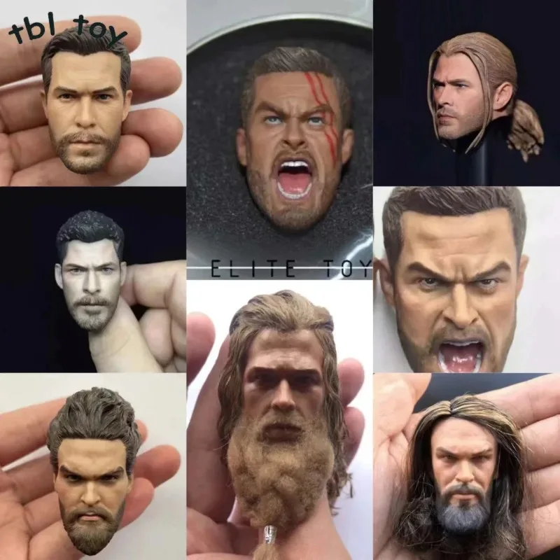 

1/6 Scale Handsome Guy Head Carving The Union Hero Comic Male Solider Head Sculpt Model Action Figure Toys