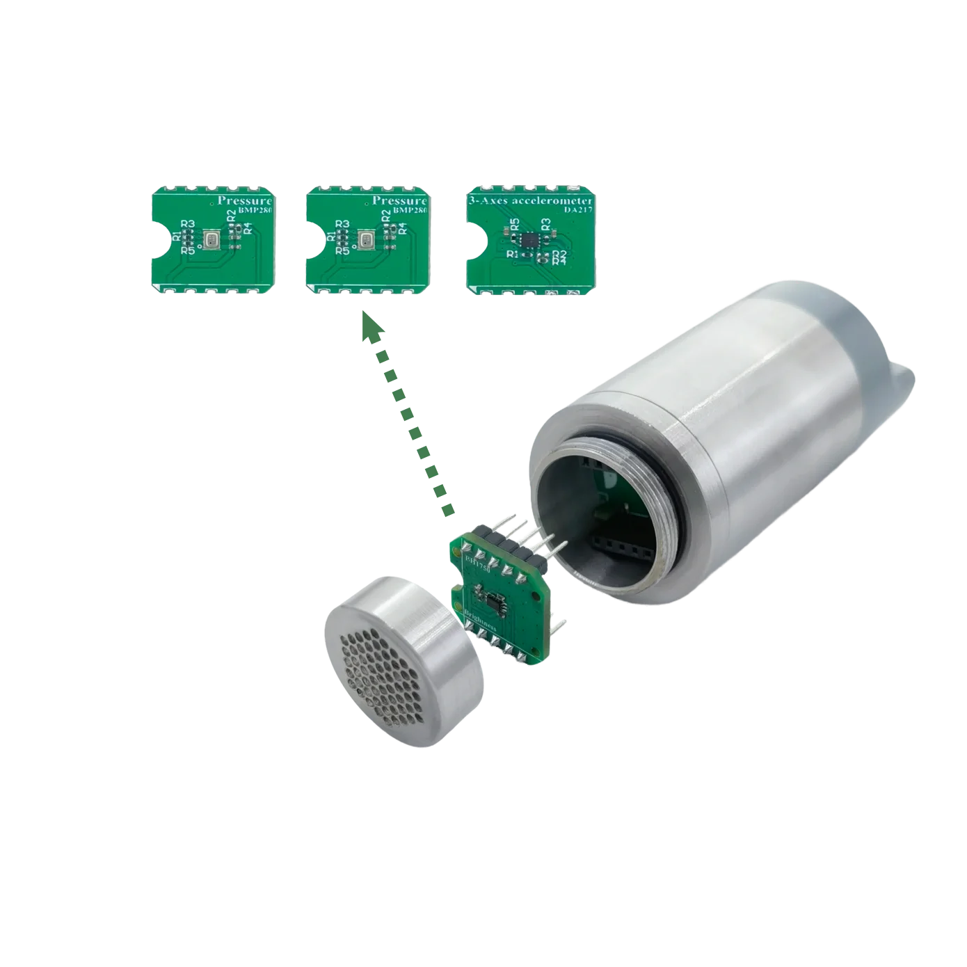 Heltec-LoRa Sensor de temperatura e umidade, proteção IP66 impermeável, bateria recarregável, hub com LoRaWAN, GXHTC3