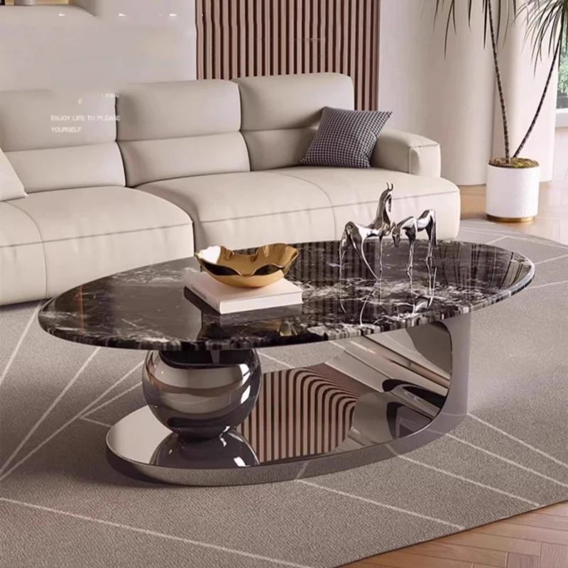 

Luxury Dinner Side Table Writing Moving Standing High Designer Living Room Modern Coffee Table Decoration Meubles Home Furniture