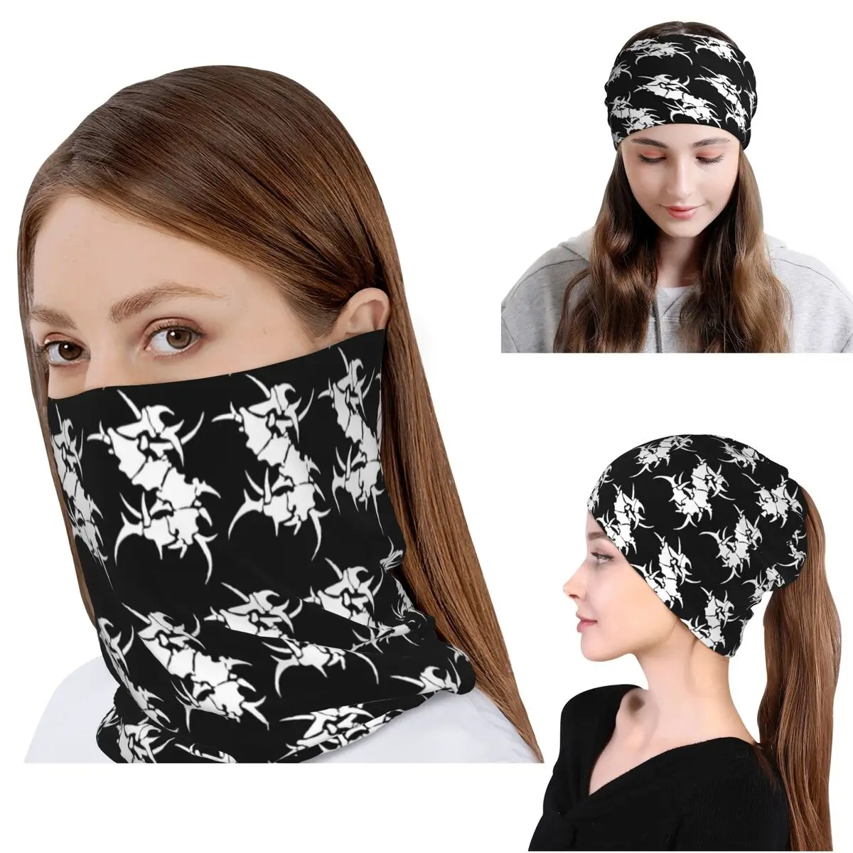 

Sepultura Slayer Death Metal Bandana Neck Cover Wrap Scarf Multifunction Balaclava Beanies Hat Unisex Adult Winter