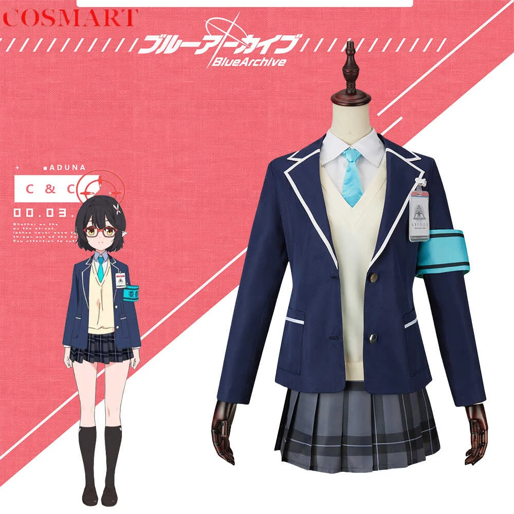 

COSMART Blue Archive Okusora Ayane Cosplay Costume Cos Game Anime Party Uniform Hallowen Play Role Clothes Clothing