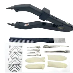 Sharp tip Quality Heat Hair Connector Keratin Bonding Heat Iron Hair Extension Mini Heating Tip Adjustable Tools