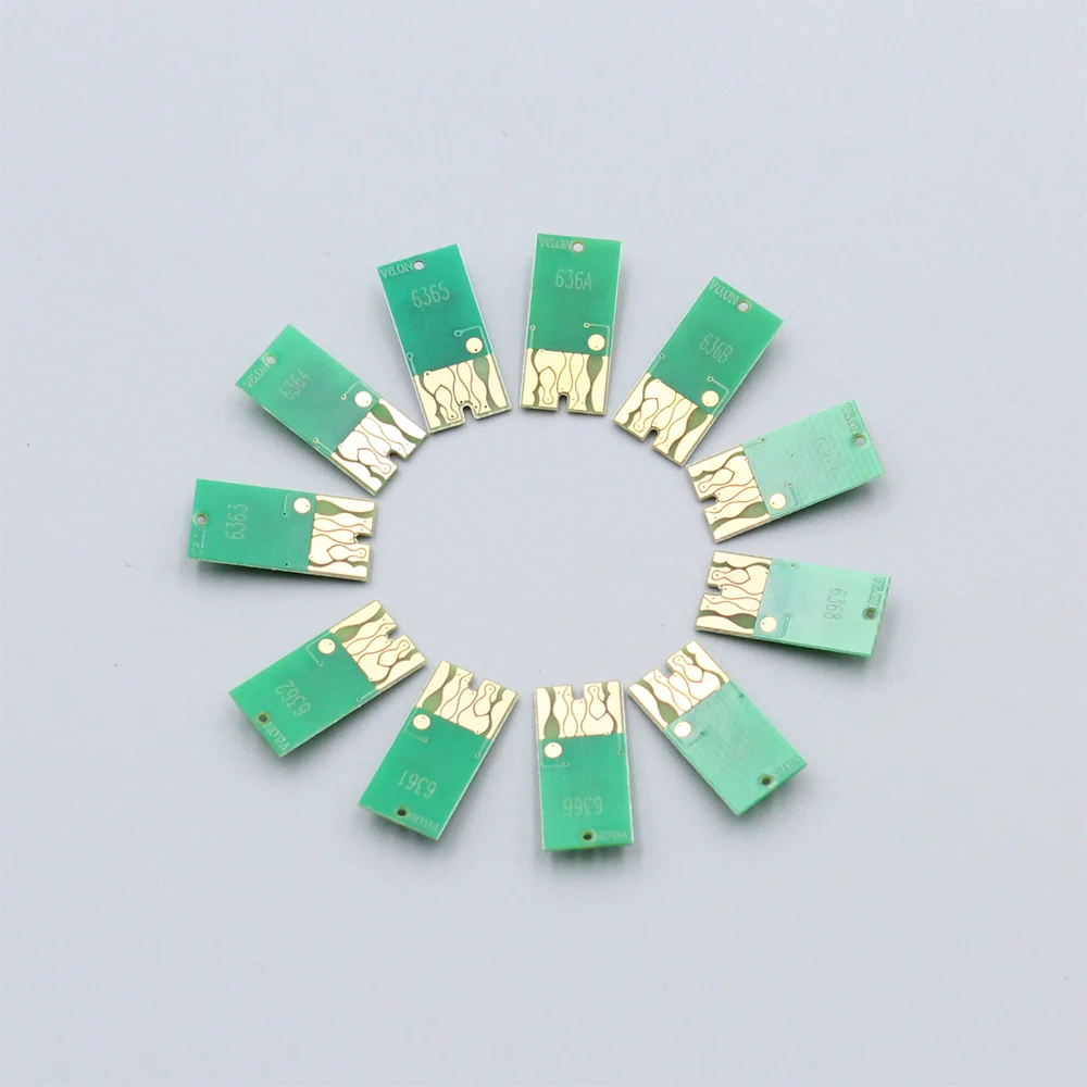 T6361-T6369 T636A T636B Cartridge Chip Permanent Chip ARC Chip For Epson Stylus Pro 7700 9700 7890 9890 7900 WT7900 9900 Printer