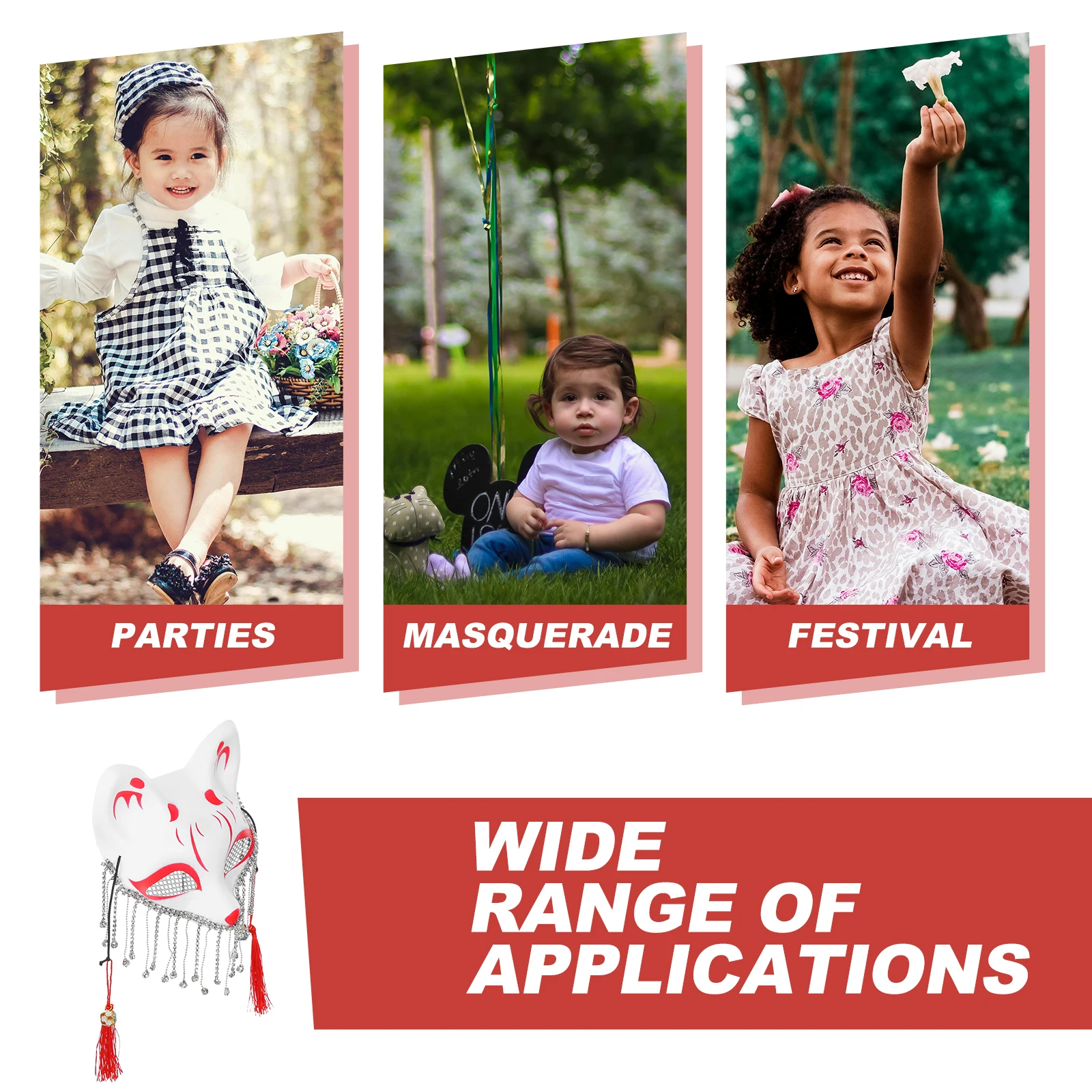 

Fox Mask Creative Cosplay for Party Makeup Costume Props Decorative Abs Rhinestone Halloween Masquerade