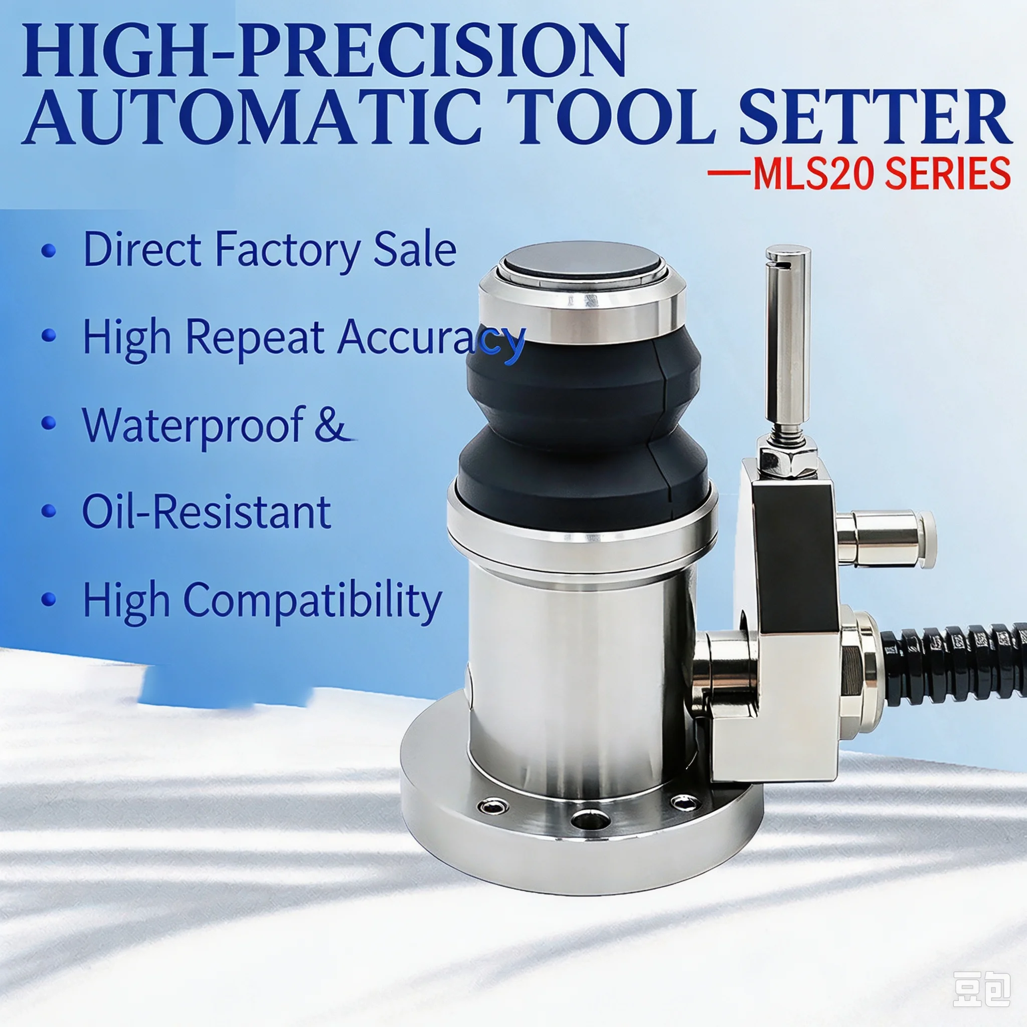 CNC machine tool automatic tool setter machining center tool setter carving machine MLS20 tool breakage detection