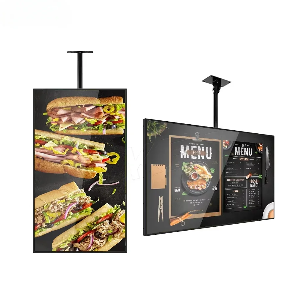 

Настенное крепление Android Digital Signage Smart LCD TV Дисплей Меню Доска Крытый цифровой вывесок Рекламный экран для рекламного дисплея
