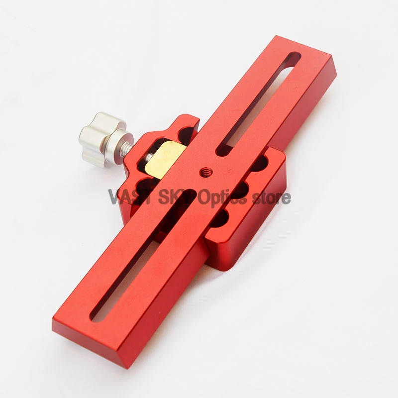 Medium Dovetail Clamp With Brass Screws 75 Degree Dove Tail Slot for Professional Astronomy Telescope