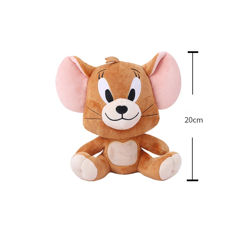 Tom and Jerry Plush Toy Cartoon Movie Cat Tuffy Nibbles Mouse Plushies Stuffed Animals Soap Action Figure Studio Doll Toys