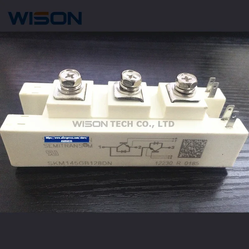 SKM195GB126DN SKM100GB125DN SKM145GB128DN SKM145GB128DNR شحن مجاني وحدة IGBT الجديدة والأصلية