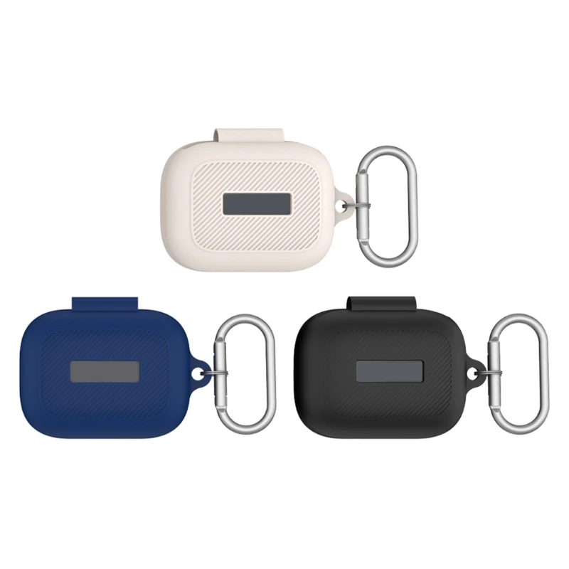 

Силиконовый защитный чехол для наушников EarFun Air Pro 4 с брелоком, амортизирующий Дорожный Чехол