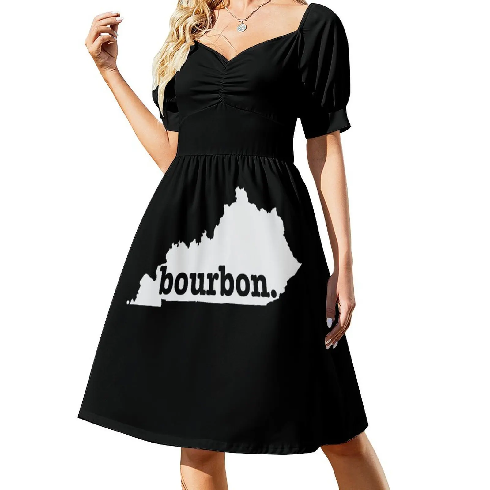 Kentucky Home T Kentucky Bourbon T-Shirt Kleid Frauen Sommerkleid 2024 Kleid Frauen