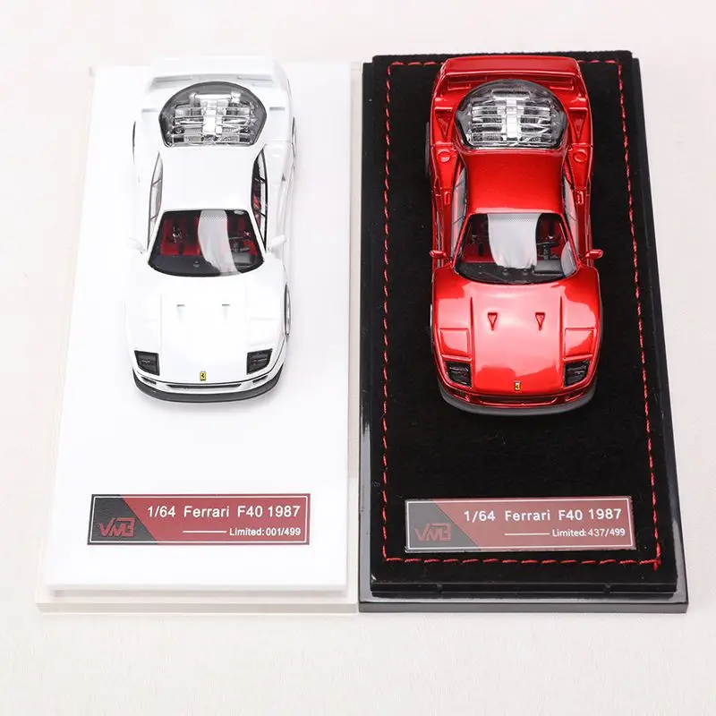 VMB Schaal 1/64 Ferrari F40 Limited Edition Legering Speelgoed Motorvoertuig Diecast Metaal Model Geschenken