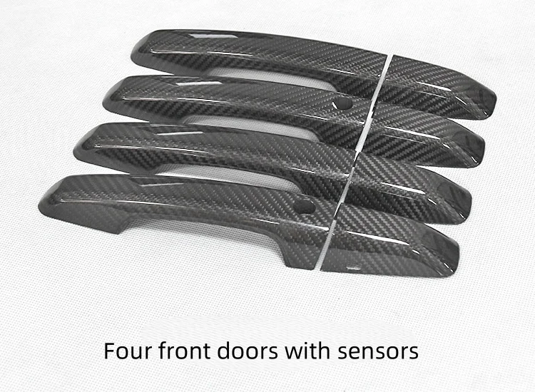 Accesorios de manija de coche, superventas, adecuados para Range Rover Executive/Sport/Aurora Discovery 5, manija de puerta Exterior de carbono seco (L
