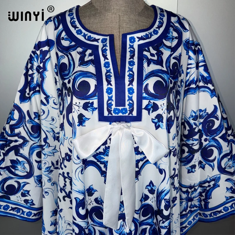 فساتين WINYI للمرأة المسلمة طويلة من قفطان للحفلات فستان جديد في عطلة فضفاضة للسيدات عباية دبي قفطان خريفي فاخر