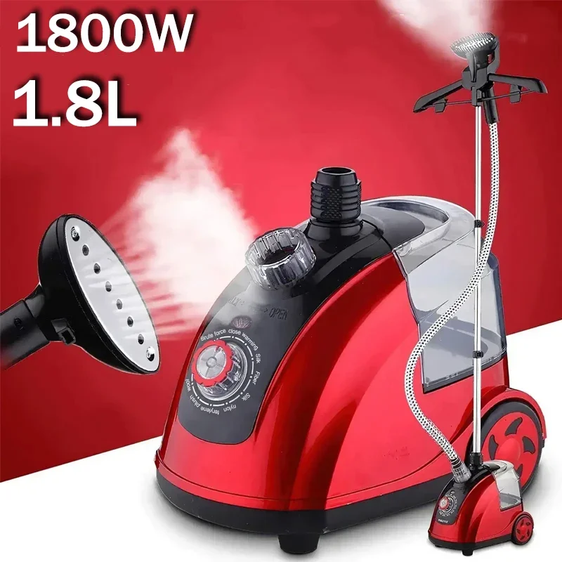 آلة بخار الملابس المحمولة للملابس ، مكواة بخار عمودية معلقة ، المنزل ، 11 ترس قابل للتعديل ، 1.8 لتر ، من من من من من من من من نوع W