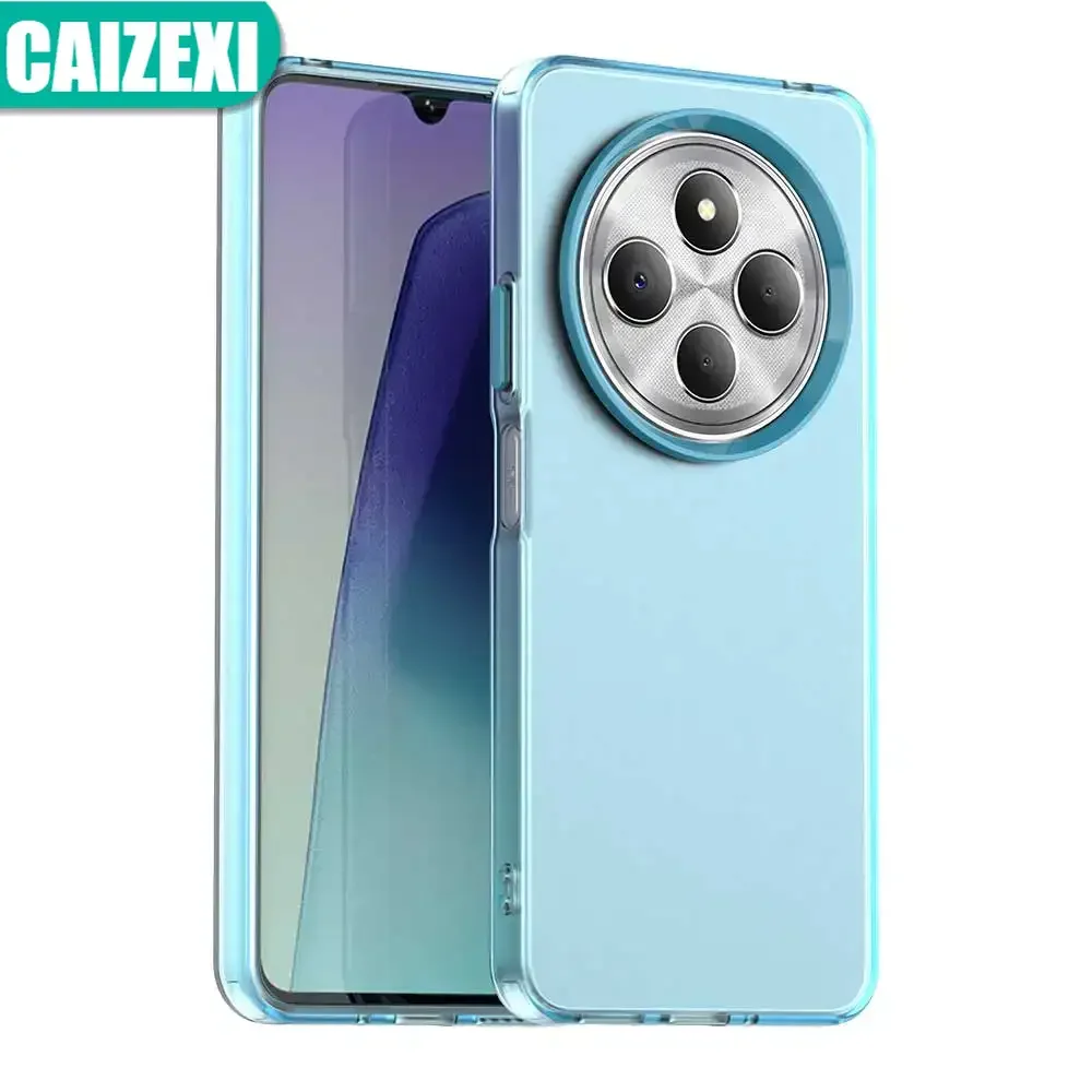 Für Xiaomi Poco C75 4G Fall Candy Farbe Telefon Fall Für Xiaomi Poco C75 Poko Kleine C75 C75 75C stoßfest Weiche Silikon Abdeckung