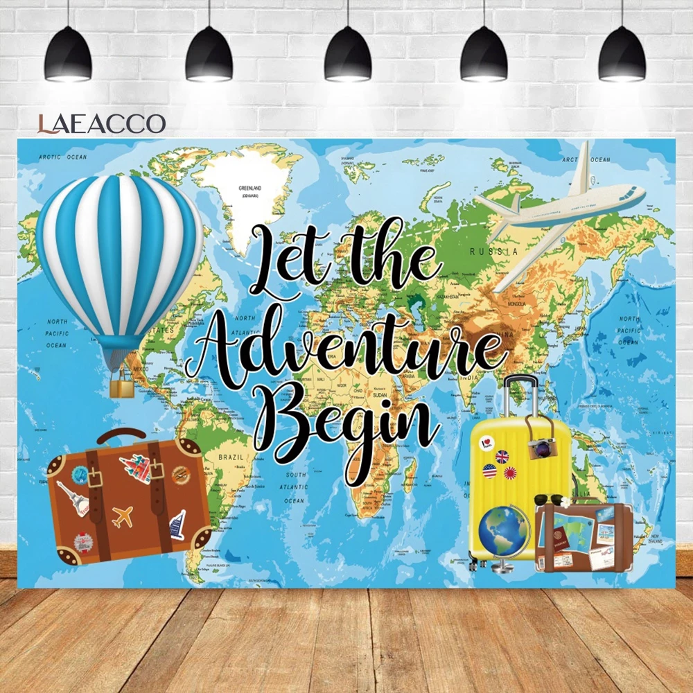 Laeacco-مغامرة تنتظر الخلفية ، خلفية التصوير الفوتوغرافي ، موضوع السفر ، دع المغامرة ، بدء العالم ، الطائرة ، التخرج ، صورة