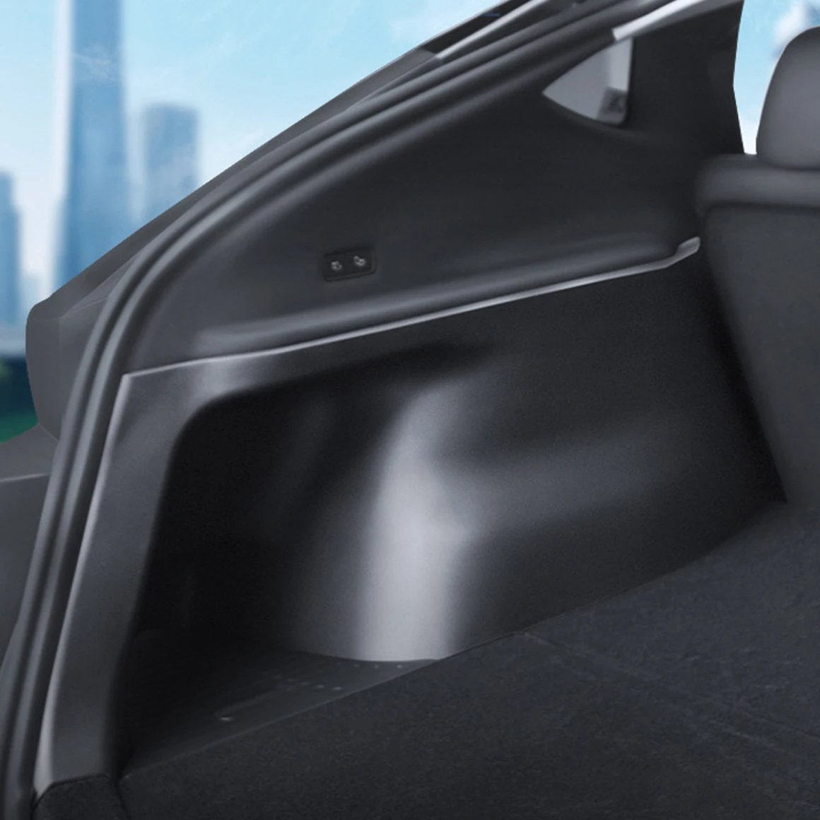 Trunk Side Guards TPE Full Cover Fluff Surface Corner Protection Pads Interior Protector Accessorie For Tesla ModelY Juniper2025