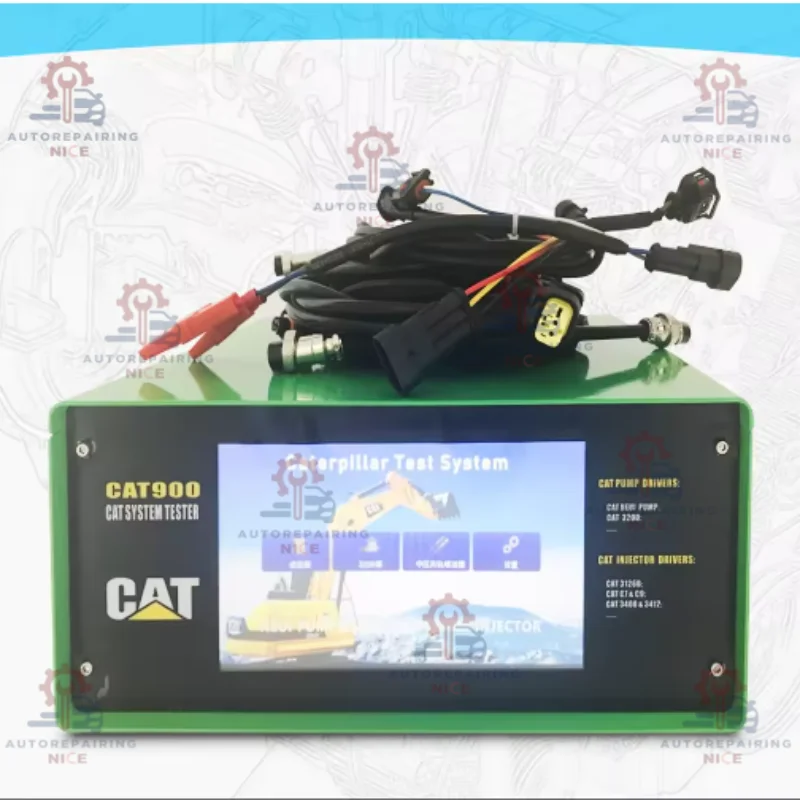 CAT900 Diesel Common Rail Injector Actuating Pump System Tester CAT C7 C9 320D 3126B 3408 3412 with Touch Screen