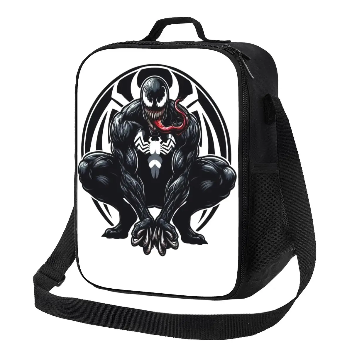 

Custom V-Venom Movie Insulated Lunch Bag for Outdoor Picnic Leakproof Cooler Thermal Bento Box Women Men