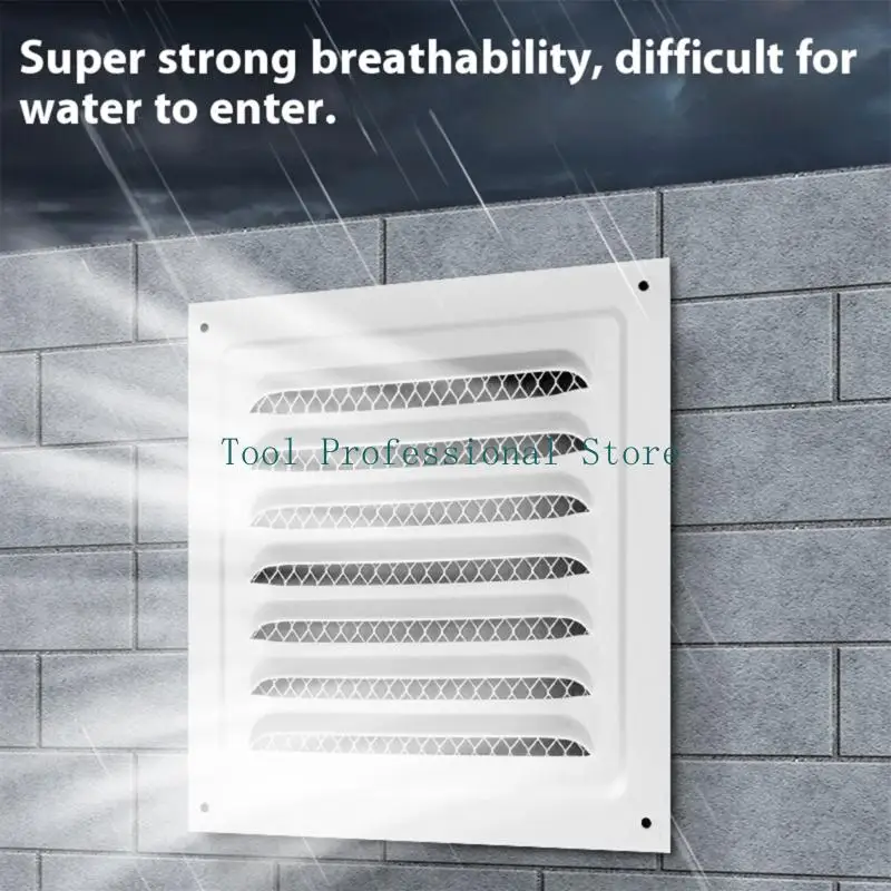 

57QF Квадратная крышка вентиляционного отверстия Крышка вентиляционного отверстия из нержавеющей стали Крышка жалюзийной решетки