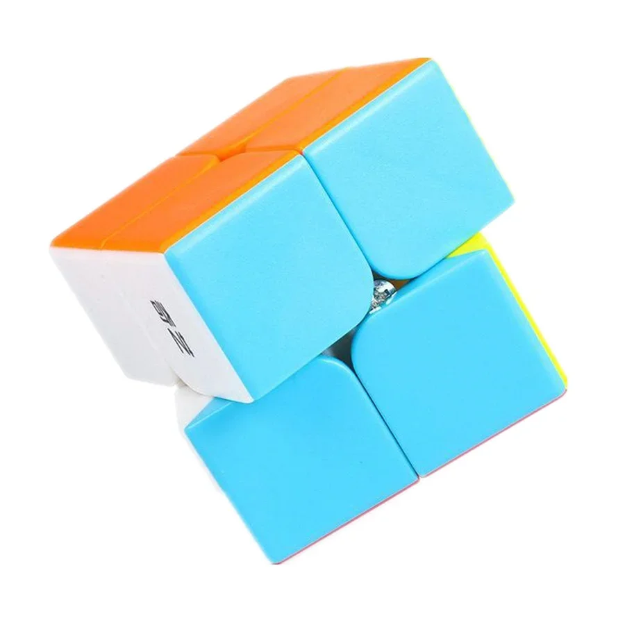 Qiyi 2x2 Cube Qidi S2 2x2x2 Magic Cube Stickerless Pocket Speed Puzzle Cubes Educational Antistress Toys for Children Gift